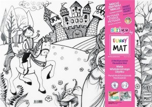 vidaXL Mata transparentna Ksi±żę i Księżniczka Funny Mat 5