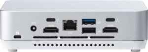 Komputer Asus ASUS NUC 14 Pro+ RNUC14RVSU500000I - Barebone - Mini-PC - 1 x Core Ultra 5 125H / 1.2 GHz - RAM 0 GB - Intel Arc Graphics - 1GbE, 2.5GbE, Wi-Fi 6E, Bluetooth 5.3 - WLAN: 802.11a/b/g/n/ac/ax (Wi-Fi 6E), Bluetooth 5.3 - Silber 2