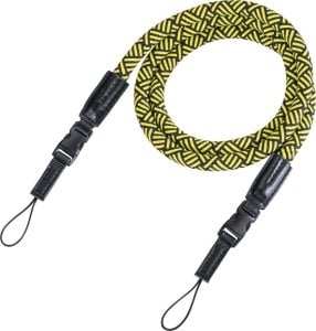 Hama Hama Camera Strap  Braid 120 black/yellow 1