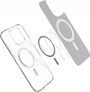 Spigen Ultra Hybrid MagSafe, frost clear - iPhone 6.3" 2024 4