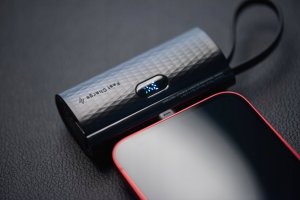 Powerbank ForCell FORCELL F-ENERGY Power Plug F5K3 powerbank 5 000mAh z wbudowanym złączem Typ C PD 20W czarny 8