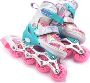 Rolki Meteor Rolki 4w1 Meteor Lunar S 30-33 Uniwersalny 4