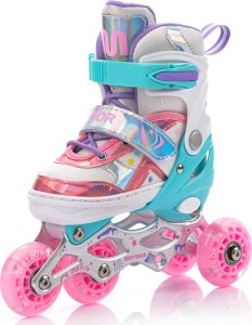 Rolki Meteor Rolki 4w1 Meteor Lunar S 30-33 Uniwersalny 7