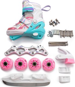 Rolki Meteor Rolki 4w1 Meteor Lunar S 30-33 Uniwersalny 10