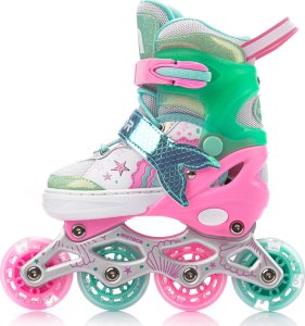 Rolki Meteor Rolki Meteor Mermaid różowy M 34-37 Uniwersalny 2