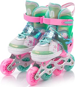 Rolki Meteor Rolki Meteor Mermaid różowy M 34-37 Uniwersalny 3