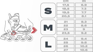 Rolki Meteor Rolki Meteor Mermaid różowy M 34-37 Uniwersalny 8