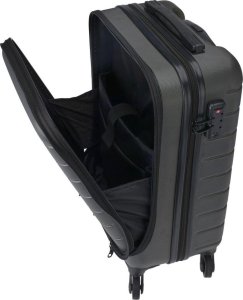 ProWorld WALIZKA PODRÓŻNA KABINOWA 20 CALI Z KOMORĄ NA LAPTOPA PROWORLD ANTRACYT 4