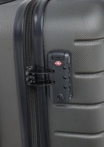 ProWorld WALIZKA PODRÓŻNA KABINOWA 20 CALI Z KOMORĄ NA LAPTOPA PROWORLD ANTRACYT 6