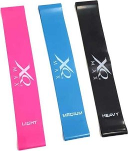 XQMax Mini Band różne poziomy oporu w zestawie wielokolorowy 3 szt. 7