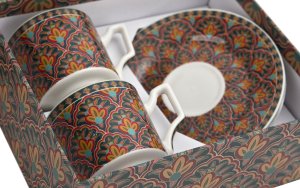 DUO Kpl.2 filiżanek ze spodkami 120 ml Festum do espresso 7