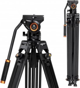 Statyw K&F Statyw video K&F Concept VA18 z głowicą VH081 4