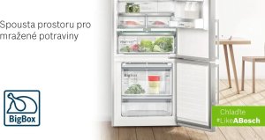 Lodówka Bosch Bosch KIN86VSE0, 260 L, SN-ST, 35 dB, 4 kg/24h, E, White 16