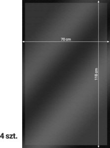 STAND4ME STAND4ME DJ PARAWAN LYCRA materiał czarny osłona komplet 4 szt. 3