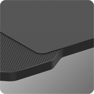 Biurko Huzaro Biurko Gamingowe Z Regulowaną Wysokością Huzaro Hero 2.6 Black + Podkładka 3