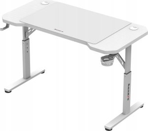 Biurko Huzaro Biurko Gamingowe Z Regulowaną Wysokością Huzaro Hero 2.6 White Podkładka 8