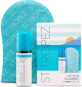 ST.TROPEZ St. Tropez Self Tan Classic zestaw samoopalająca ultra nawilżająca pianka 50ml + rękawica 1