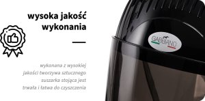 Activeshop Gabbiano suszarka stojąca Centurion LVI-203S trzy prędkości ionic czarna 14