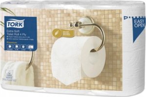 Tork Toiletpapir Tork T4 4-lag 18,8m 110406 42rul/kar 1