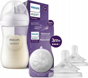 Avent SCY903/01 + SCY964/02 BUTELKA NATURAL 260ML + SMOCZEK NATURAL 2 szt PROMOCJA -20% 1