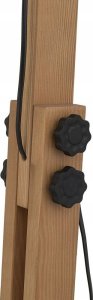 Lampa podłogowa TK Lighting Oslo 5582 lampa stojąca podłogowa 1x15W E27 czarna/drewniana 4