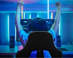 Krzesło biurowe Dunmoon Fotel gamingowy - czarny Dunmoon 24243 16