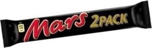 MARS Mars Baton z nugatowym nadzieniem oblany karmelem i czekoladą 70 g (2 sztuki) 1