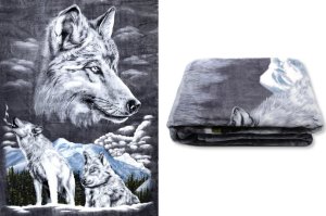 estilex Gruby Koc Akrylowy 160X210 Wilk 18786 2