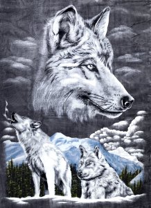 estilex Gruby Koc Akrylowy 160X210 Wilk 18786 5