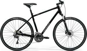 Merida Merida CROSSWAY 300 22/23 Wybierz rozmiar ramy: XXS, Wybierz kolor: GLOSSY BLACK (MATT SILVER) 1