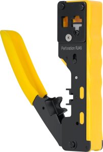 KFA Zaciskarka wtyków przelotowych RJ45/RJ12 2