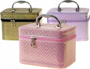 Adar Kuferek M z lusterkiem na zamek 21x14x13cm MIX 4