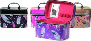 Adar Kuferek M z lusterkiem na zamek 21x14x13cm MIX 6