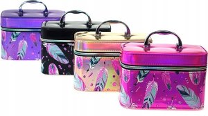 Adar Kuferek M z lusterkiem na zamek 21x14x13cm MIX 7