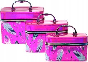 Adar Kuferek M z lusterkiem na zamek 21x14x13cm MIX 8