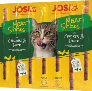 JosiCat Meat Sticks z kurczakiem i kaczką 1