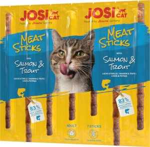 JosiCat Meat Sticks z łososiem i pstrągiem 1