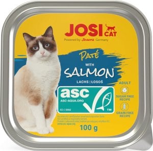 JosiCat Pasztet z łososiem 100g 1