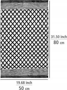 Wenko Dywanik łazienkowy 50x80cm czarny 4