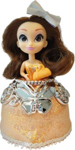 Tm Toys TM Toys Laleczka Perfumies Ella Jada Laleczka we flakonie Pomarańczowa 2