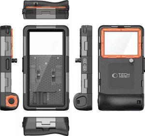 Tech-Protect IPX8 UNIVERSAL DIVING WATERPROOF CASE BLACK/ORANGE 6