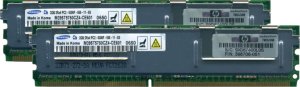 Pamięć serwerowa HP Pamięć RAM 2x 2GB HP ProLiant & Workstations DDR2  667MHz ECC FULLY BUFFERED DIMM | 397413-B21 1