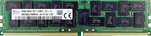 Pamięć serwerowa Hynix Pamięć RAM1x 64GBHynixECC LOAD REDUCEDDDR44DRx42400MHzPC4-19200LRDIMM|HMAA8GL7MMR4N-UH 1