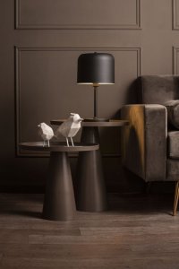 Atmosphera Lampa stołowa metalowa CAPA, Ø 20 cm 5