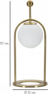 Bigbuy Home Lampa stołowa GLAMY ARC, 50 cm 5