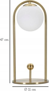 Bigbuy Home Lampa stołowa GLAMY ARC, 47 cm 5