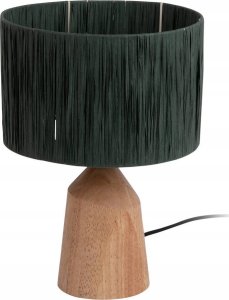 Bigbuy Home Lampa stołowa TRAPEZE z drewnianą podstawą, Ø 25 cm 1