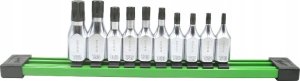 Hikoki MILWAUKEE SET OF SHANK SOCKETS 10 pcs. 3/8 TORX 4