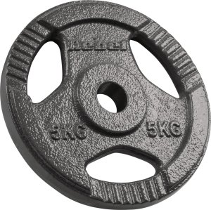 Rebel Zestaw obciążeń żeliwnych 4x5kg, otwór 31mm, talerz z uchwytami, REBEL ACTIVE 2