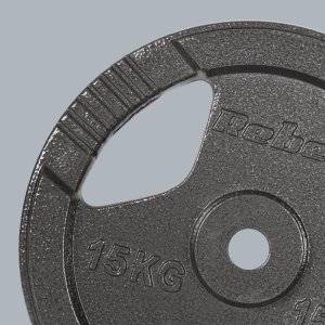 Rebel Zestaw obciążeń żeliwnych 2x15kg, otwór 31mm, talerz z uchwytami, REBEL ACTIVE 6